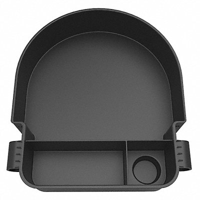 PLUS Cart Accessory Tray Black Plastic MPN:PL4080