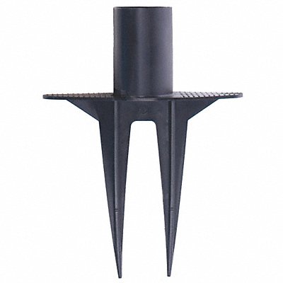 PLUS Stake Removable Spike Black Plastic MPN:PL4081