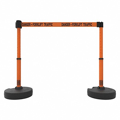 PLUS Barrier Set X2 Frklft Traffic Orng MPN:PL4202