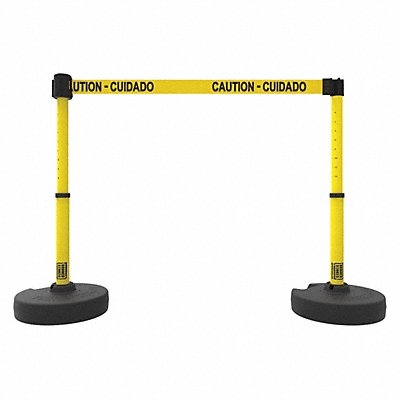 PLUS Barrier Set X2 Caution-Cuidado Ylw MPN:PL4284