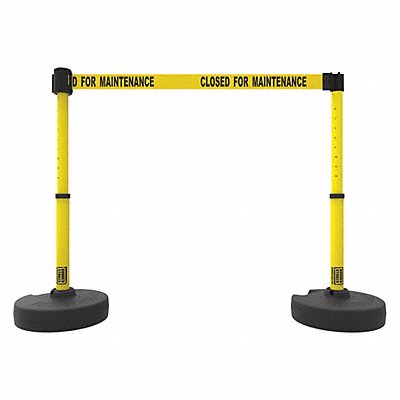 PLUS Barrier Set X2 Closed for Maint Ylw MPN:PL4290