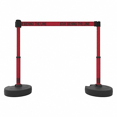 PLUS Barrier Set X2 Stay Behind Line Red MPN:PL4295