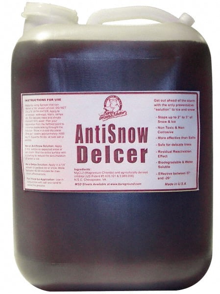 Ice & Snow Melter & De-Icer: Magnesium Chloride, Liquid, 5 gal Pail MPN:BG-5P