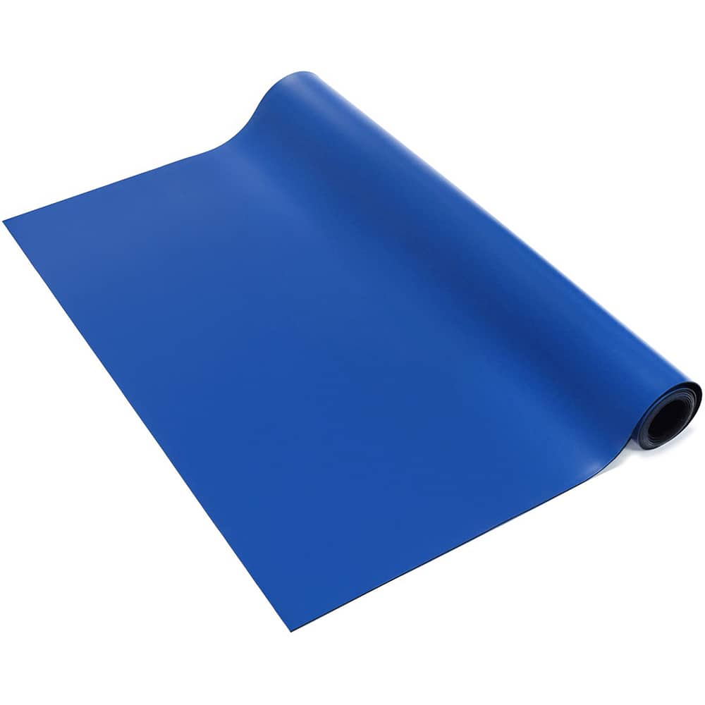Anti-Static Table Mat: Rubber, 10' OAL, 2' OAW, 0.08