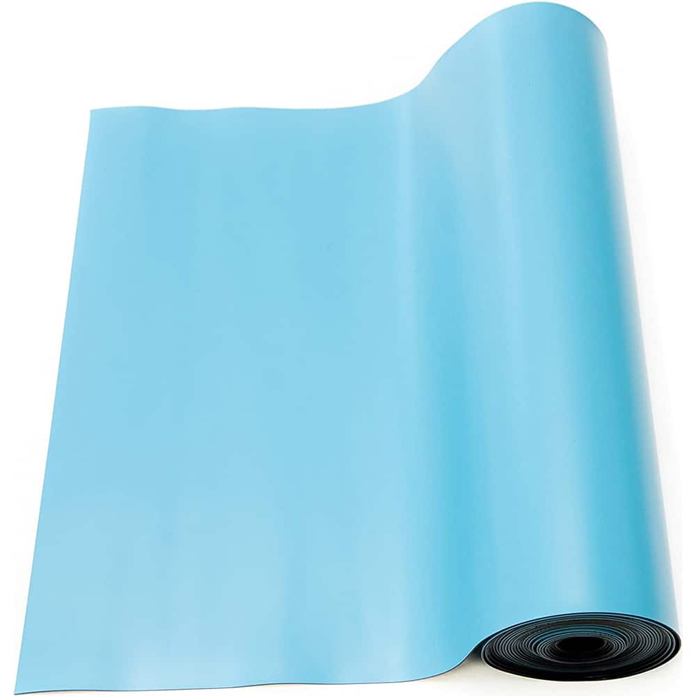 Anti-Static Table Mat: Rubber, 20' OAL, 3' OAW, 0.08