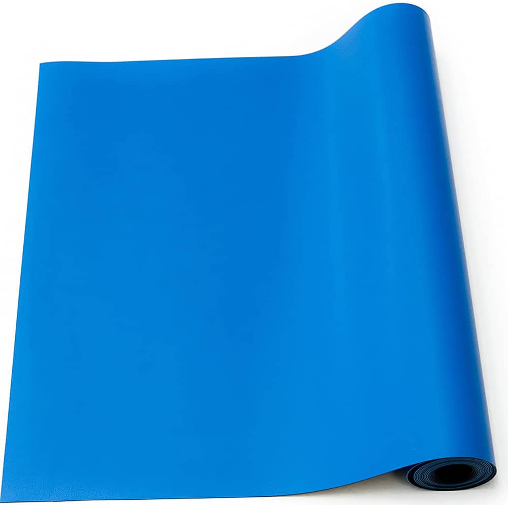 Anti-Static Table Mat: Rubber, 20' OAL, 2.5' OAW, 0.06