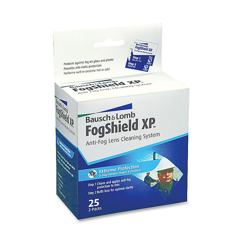 Bausch & Lomb Anti-Fog Lens Cleaning Tissues, Box Of 25 (Min Order Qty 9) MPN:8577PMT