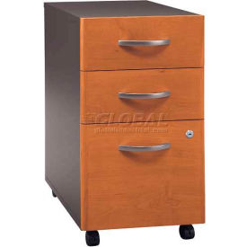Bush Furniture 3 Drawer File Cabinet (Assembled) - Natural Cherry - Series C WC72453SU