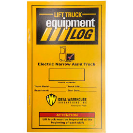 Replacement Log Book 70-1065-2-CP for Ideal Warehouse Electric Narrow Aisle Forklift Log - Pack of 4 70-1065-2-CP