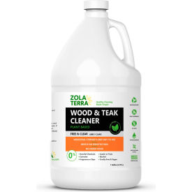 ZolaTerra® Teak & Wood Cleaner Gallon Bottle 4 Bottles ZT-TWC-RTU-001GA-04