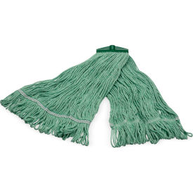 Carlisle® High Grade Looped End Mop w/ ACME Thread Connection Green - Pkg Qty 12 369440B09