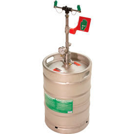 Hughes® Gravity Fed Portable Eyewash Station Self Contained Pressurized 15 Gallon Capacity 15GEW