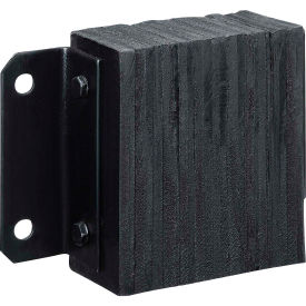 lndustrial™ P1 Heavy Duty Dock Bumper Rectangular 14Wx10H Black 026988