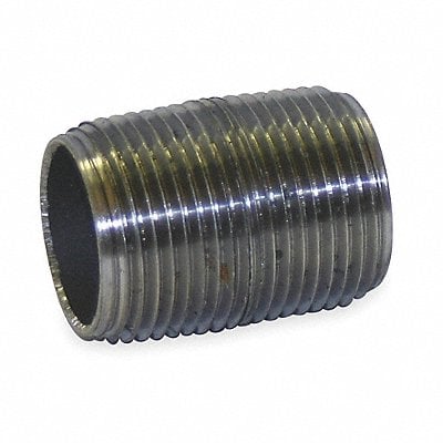 Black Close Pipe Nipple Threaded 1-1/4 MPN:0330028200