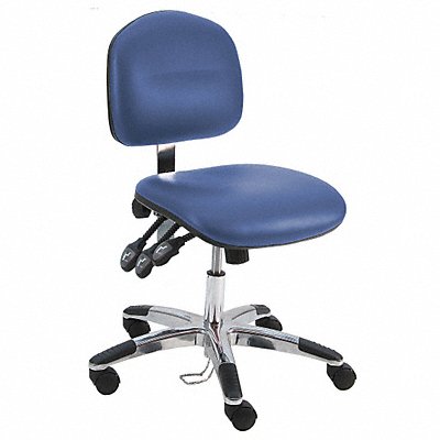 Ergonomic Chair Vinyl Blue MPN:LAS-DCR-TLC-WW-BLUE