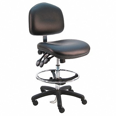 Ergonomic Chair Vinyl Black MPN:WNT-DCRB-TLC-WW-BLACK