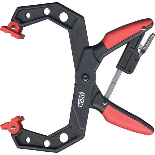 Spring Clamps, Jaw Opening Capacity (Inch): 4 in, Jaw Opening Capacity (mm): 4 in, Throat Depth: 3 in, Overall Length: 9 in, Throat Depth (Decimal Inch): 3 in MPN:XCRG4