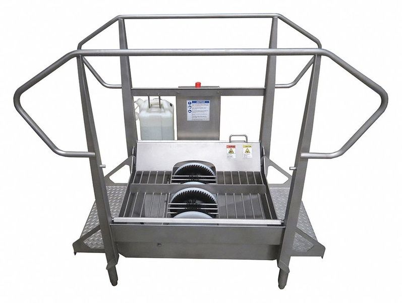 Wet Boot Scrubber SS 400 lb 110VAC MPN:BSX800-DAF