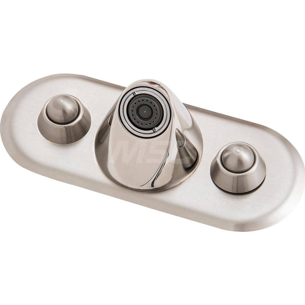 Lavatory Faucets, Spout Type: Cone , Handle Type: Push Button , Mounting Centers: 8 (Inch) MPN:WH3377