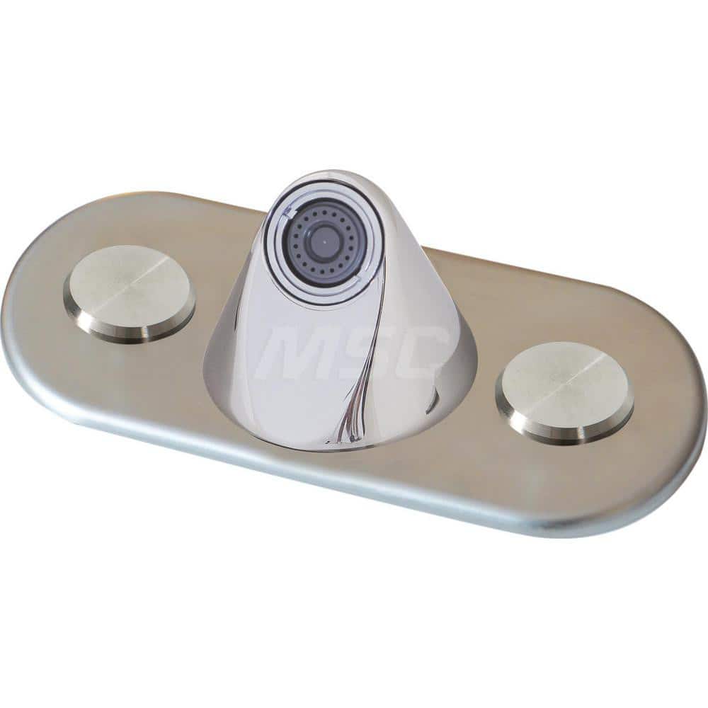 Lavatory Faucets, Spout Type: Cone , Handle Type: Push Button , Mounting Centers: 8 (Inch) MPN:WH3377-PPZ-BAT