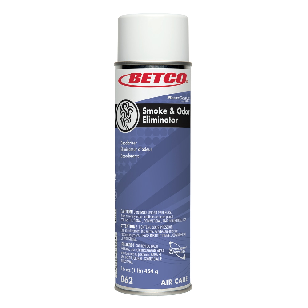Betco BestScent Smoke And Odor Eliminator Air Freshener, Spring Renewal, 16 Oz, Pack Of 12 MPN:0622300