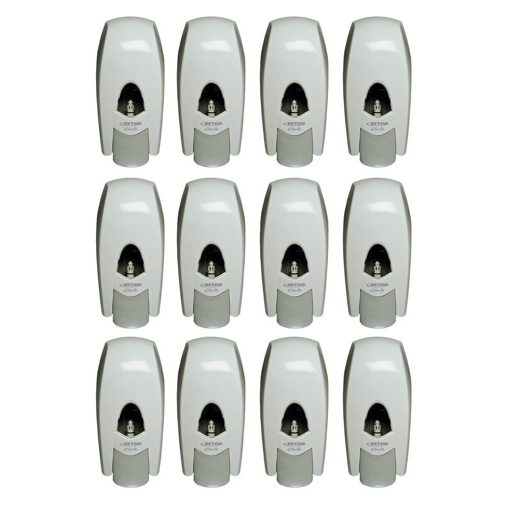 Betco Clario Foaming Dispensers, White, Case Of 12 MPN:9182100