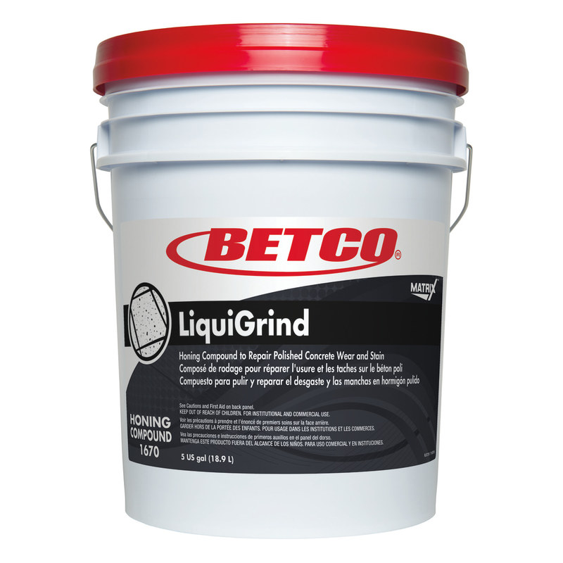 Betco Crete Rx LiquiGrind Container, 5 Gallon Container MPN:16700500