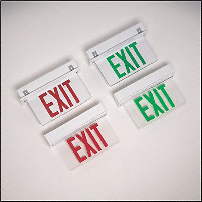 Edg-Lt ExtSgn Steel Wht 15 3/8in 14W MPN:ERXL1WRCR