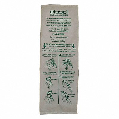 Vacuum Bag Cloth 2-Ply Reusable PK25 MPN:PKBG25