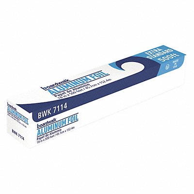 Aluminum Foil Roll 500 ft L 18 in W Stan MPN:BWK 7114