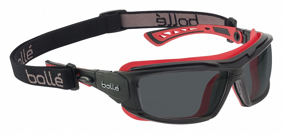 Safety Glasses Smoke Lens Wraparound MPN:40300