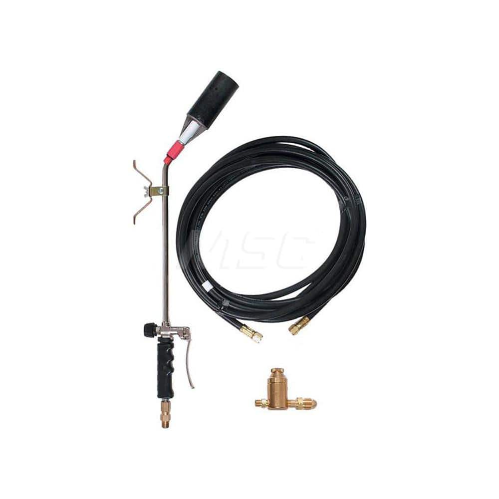 Propane & MAPP Torch Kits, Application: Heating , Tip Number: 1 , Flame Diameter: 1.0000in , Includes: 26 in Torch, 25 ft Hose, Brass Regulator  MPN:74-834