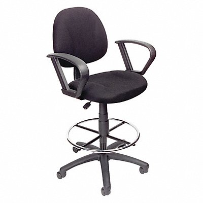 Drafting Stool W/Footring Loop Arms MPN:B1617-BK