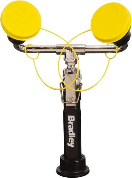 Plumbed Drench Hoses, Mount Type: Deck , Head Type: Dual Spray Head , Hose Material: Thermoplastic , Activation Method: Squeeze Trigger , Hose Length: 8.0ft  MPN:S19-465EFW