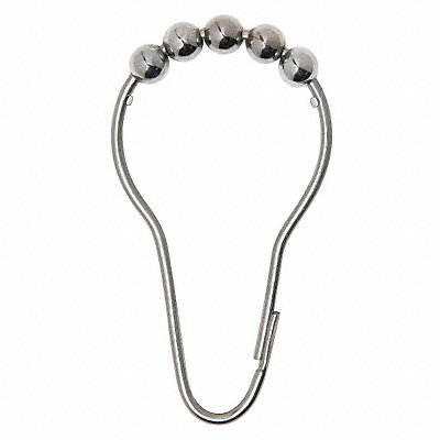 Shower Curtain Hooks 1 1/16 in W PK12 MPN:9540-000000-GR