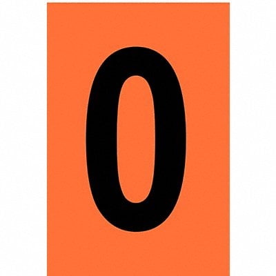 Reflective Numbers And Letters 0 PK25 MPN:5910-0