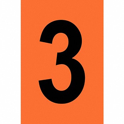 Reflective Numbers And Letters 3 PK25 MPN:5910-3