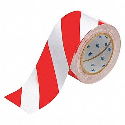 G5687 Floor Tape Red/White 3 inx100 ft Roll MPN:104348
