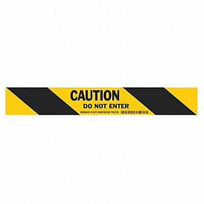 Floor Tape Black/Yellow 2 inx100 ft Roll MPN:121073