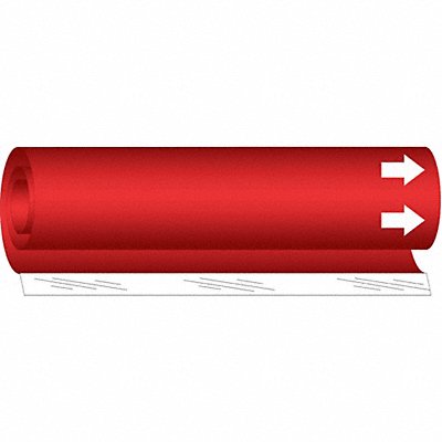 Pipe Marker 5 in H 8 in W MPN:5602-O