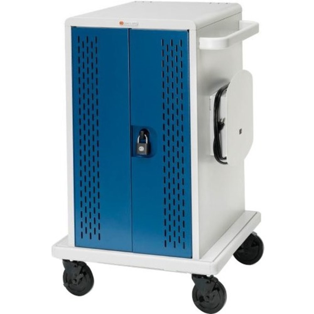 Bretford Core 36M - Lockable Handle - 5in Caster Size - Steel - x 25.3in Width x 26.5in Depth x 41.4in Height - Concrete, Topaz - For 36 Devices - 1 Carton MPN:CORE36MS-CTTZ