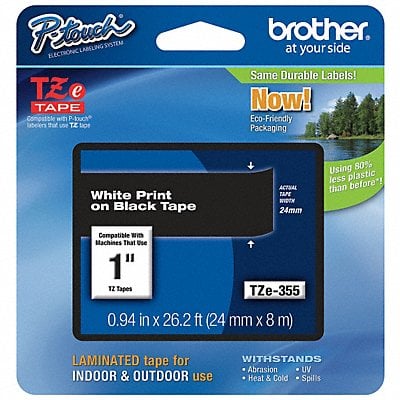 Label Tape Cartridge 26 ft 4 L 29/32 W MPN:TZe355
