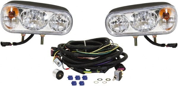 1,500 Lumens, 12 Volt DC, Double Post Halogen Headlights (Pair) MPN:1311100
