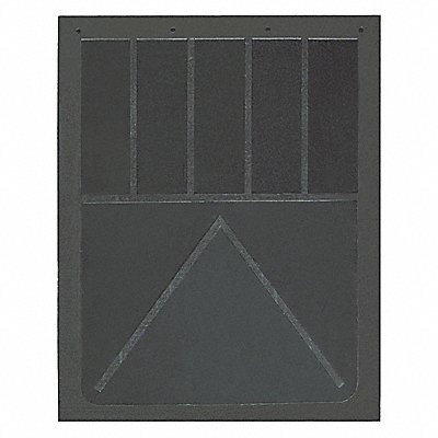 Mud Flaps Black Rubber 36 L x 24 W PR MPN:B36SPP