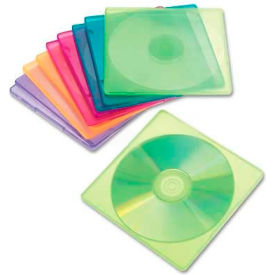 Innovera IVR81910 Slim CD Case Assorted Colors 10/Pack IVR81910***