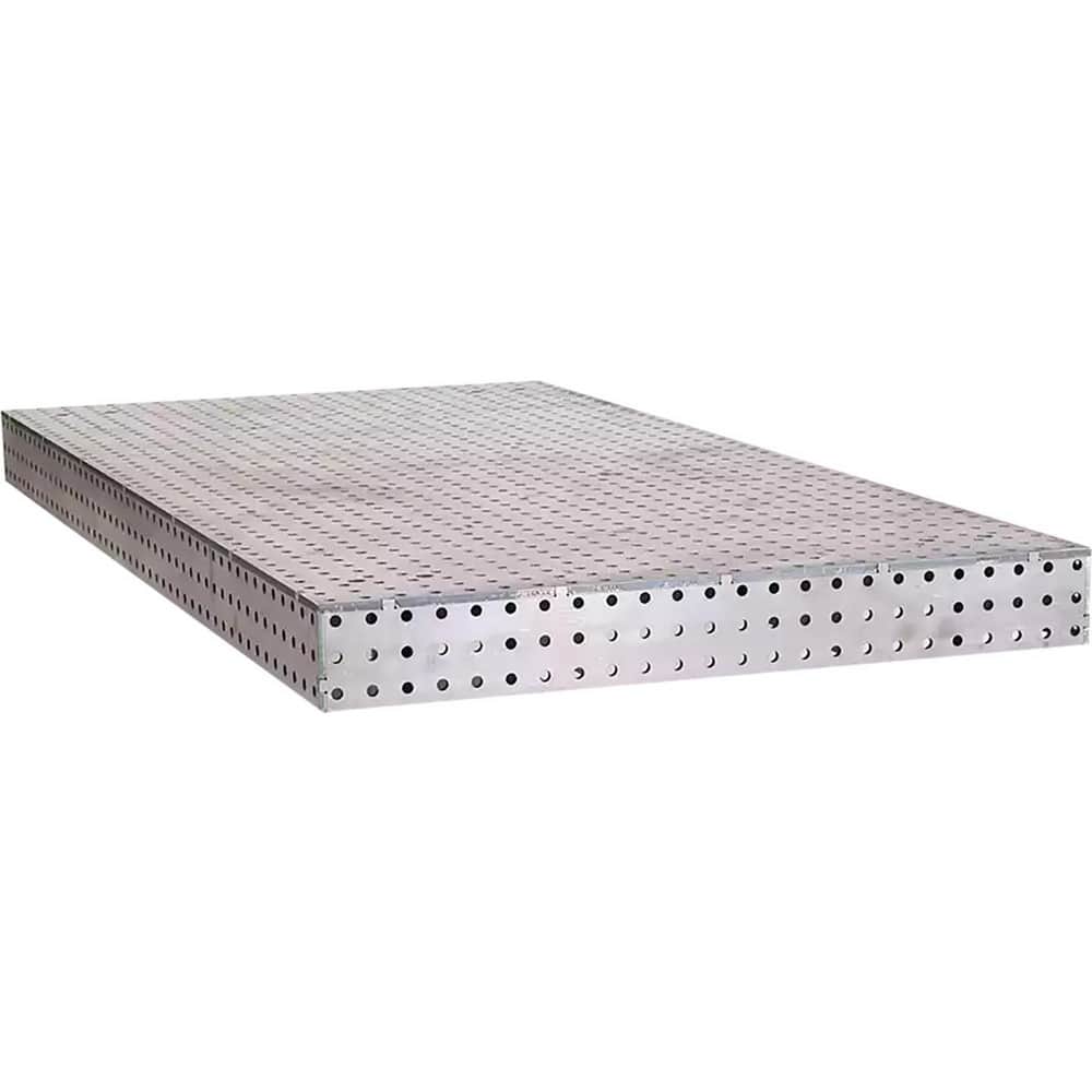 Welding Tables, Overall Width: 96 in , Overall Length: 48 in , Shape: Rectangle , Maximum Load Capacity: 6000.00 , Material: Steel  MPN:78909520