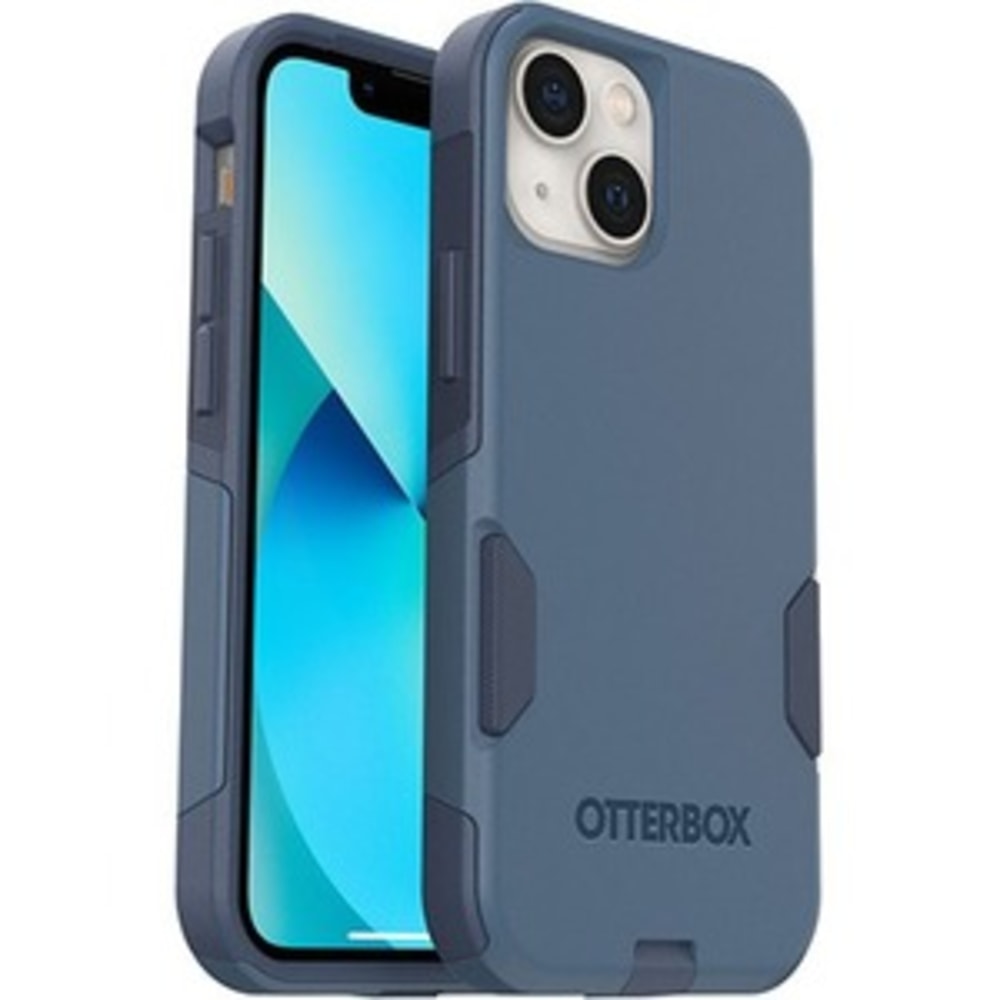 OtterBox iPhone 13 mini Commuter Series Antimicrobial Case - For Apple iPhone 13 mini, iPhone 12 mini Smartphone - Rock Skip Way (Blue) (Min Order Qty 3) MPN:77-83448