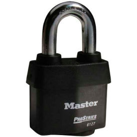 Master Lock® No. 6127 High Security Steel Weather Resistant Covered Laminated Padlocks - Pkg Qty 24 7612