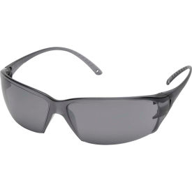 Elvex® Helium 18 Lightweight Frameless Safety Glasses Anti-Fog Gray Lens/Temples Pack of 12 - Pkg Qty 12 WELSG59GAF