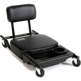 Shopsol Detailing Creeper 500 Lb. Cap. - Black Steel/Vinyl - 3010006 3010006